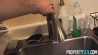 Property Sex featuring Chuck and Numi Zarah's big tits video