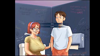 Busty girlfriend wants to give his massive schlong a go in public