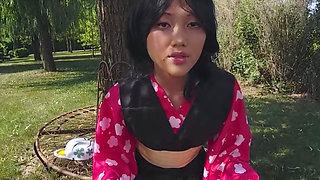 VRCosplayX Demon Slayer Mai Thai As Yaiba Makomo Became Hot And Lustful As Much As She Is Dangerous Part 1