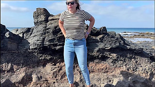 Another Beach Accident - Wet Jeans by the Shoreline