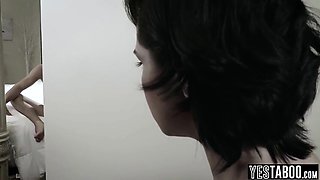 Smallish teenager sitter tempted and smashed by phat penis mature chief