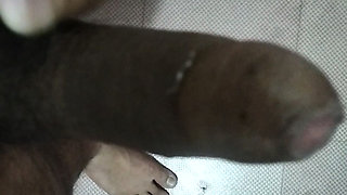 Indian big cock masturbation in bedroom