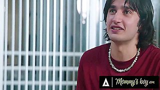Stepmommys Boy - Stepmom Aderes Quin Gets Caught Fucking Stepsons Best Friend And Fucks Them Both!