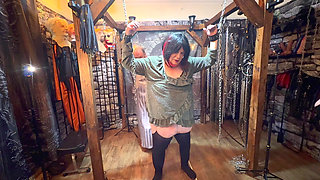 Part 2:- Punishment session for Stephanie for not sucking enough cock with Domina Satana and Lanista Bear.