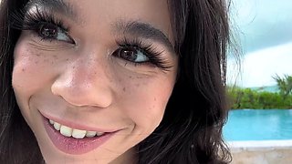 SMALL TIT BRUNETTE TATTOOED TEEN GIRLFRIEND CAUGHT IN SHOWER