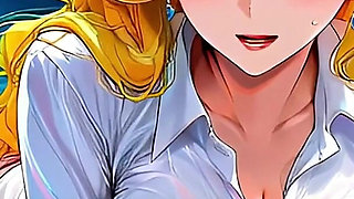 Extra Lessons After Dark with Blonde MILF - Ai Animation