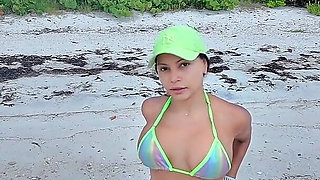 Sucking & Fucking My Jetski Instructor's Dick on the Beach