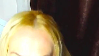 Stocking POV Sloppy BJ to Missionary Dildo Fuck