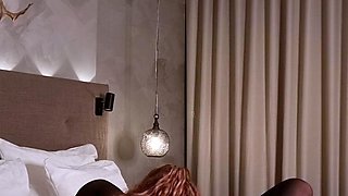 Sexy Busty Amateur Blonde Toys Orgasm