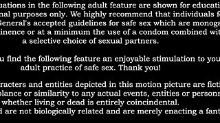 Blonde with big boobs fucked from behind before tit wanking