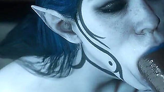 Madruga3d Hungry Succubus Gets Her Throat Destroyed by BBC - Swallowing Every Drop of Cum